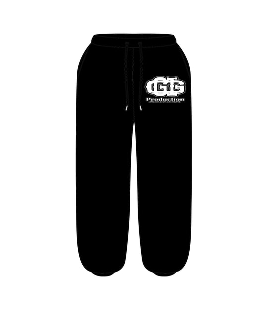 BLACK GGI SWEATPANTS